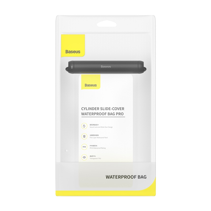 Túi Chống Nước Điện Thoại BASEUS Waterproof 5 Lớp Chống Nước Tiêu Chuẩn IPX8 Cho Độ Sâu Đến 30m Phù Hợp Đi Biển Đi Phượt