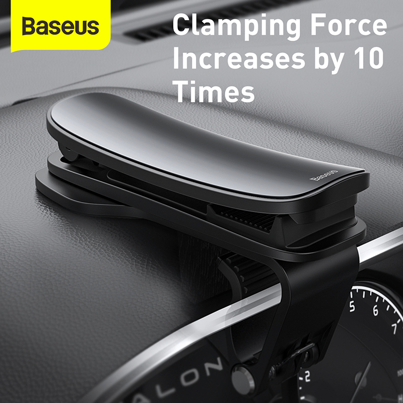 Giá Đỡ Điện Thoại Xe Hơi BASEUS SUDZ Big Mouth Pro Car Mount Có Chân Kẹp Điều Chỉnh Giữ Điện Thoại Vào Taplo Chắc Chắn Nhỏ Gọn