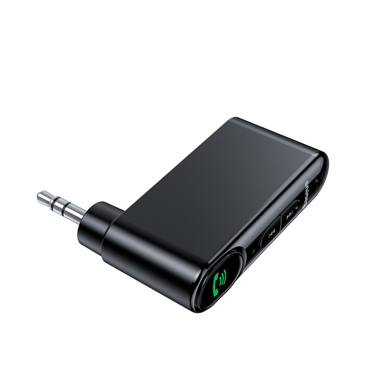 Bộ Thu Bluetooth 5.0 BASEUS WXQY DC5V Cho AUX 3.5mm AUX Trên Xe Hơi Đàm Thoại Rảnh Tay ( Tích Hợp Mic Chất Lượng Cao)