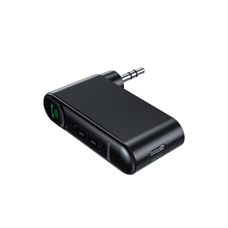 Bộ Thu Bluetooth 5.0 BASEUS WXQY DC5V Cho AUX 3.5mm AUX Trên Xe Hơi Đàm Thoại Rảnh Tay ( Tích Hợp Mic Chất Lượng Cao)
