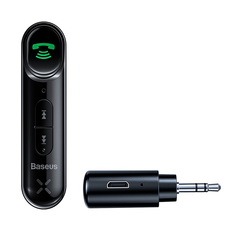 Bộ Thu Bluetooth 5.0 BASEUS WXQY DC5V Cho AUX 3.5mm AUX Trên Xe Hơi Đàm Thoại Rảnh Tay ( Tích Hợp Mic Chất Lượng Cao)