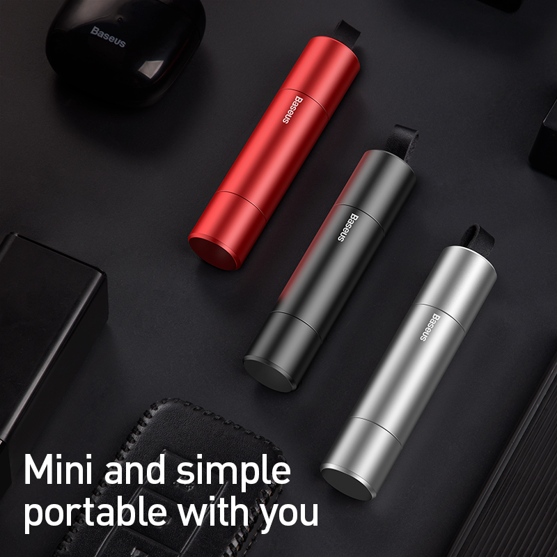 Búa Thoát Hiểm Ô Tô BASEUS 2 in 1 Phá Kính Và Cắt Dây Trên Xe Hơi