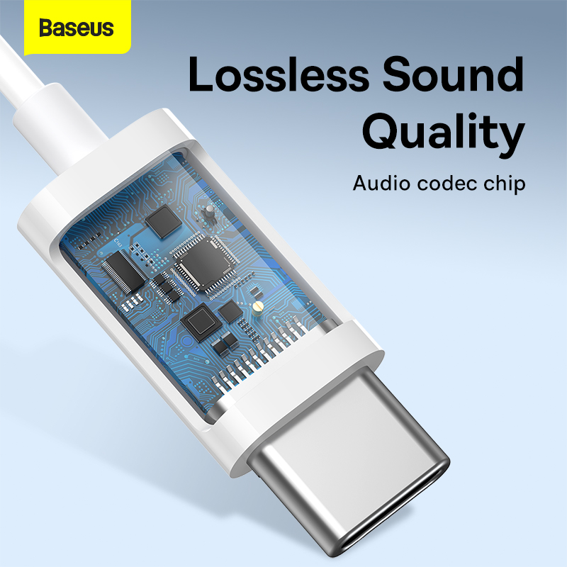 Tai Nghe Dây Có Mic Cổng Type-C BASEUS C17 Âm Thanh HIFI Tương Thích Với Hầu Hết Điện Thoại Laptop Máy Tính Bảng Siêu Bền