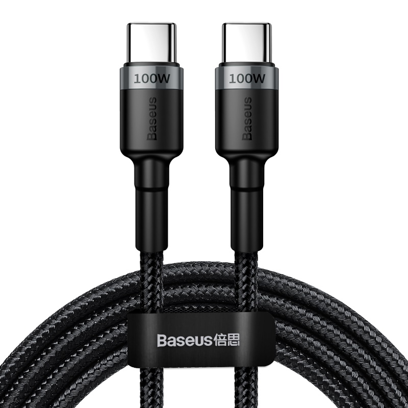 Cáp Sạc Nhanh 100w BASEUS Type C To Type C Quick Charge 4.0 Dây Bọc Dù Cho iPhone 15, iPhone 16, SamSung, Laptop, Oppo...