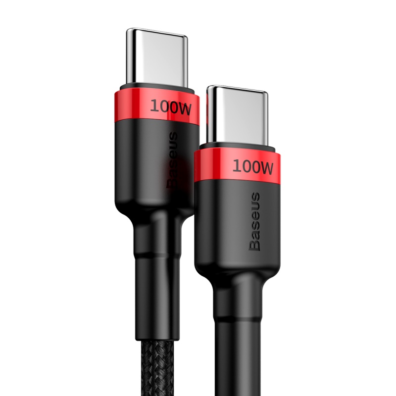 Cáp Sạc Nhanh 100w BASEUS Type C To Type C Quick Charge 4.0 Dây Bọc Dù Cho iPhone 15, iPhone 16, SamSung, Laptop, Oppo...