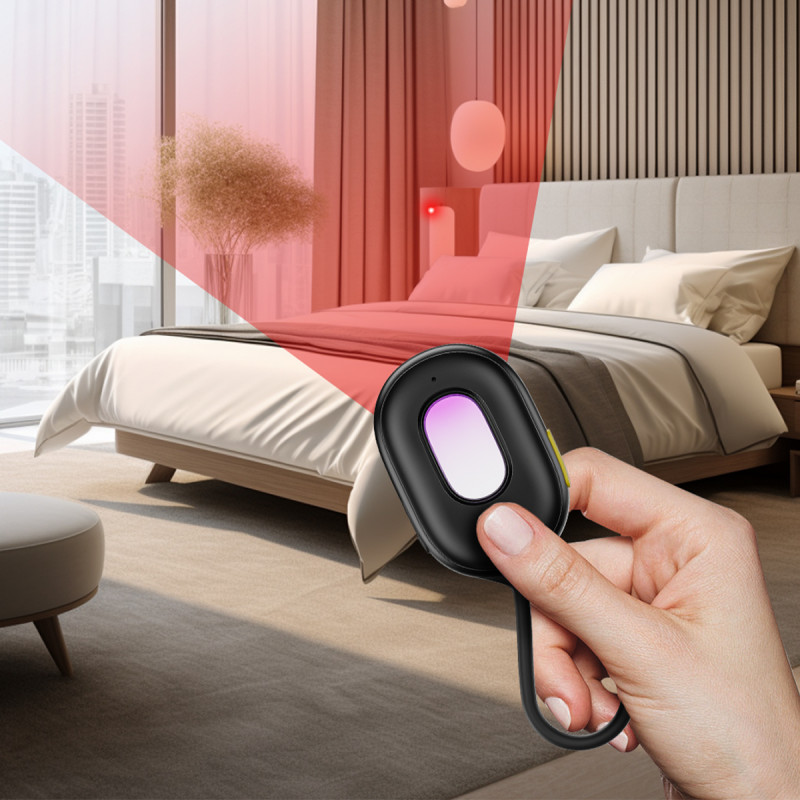 Máy Dò Phát Hiện Camera BASEUS Dò Camera Ẩn, Camera Giấu Kín, Camera Ngụy Trang Chống Nhìn Trộm, Bảo Vệ An Ninh, Thời Gian Chờ 720h