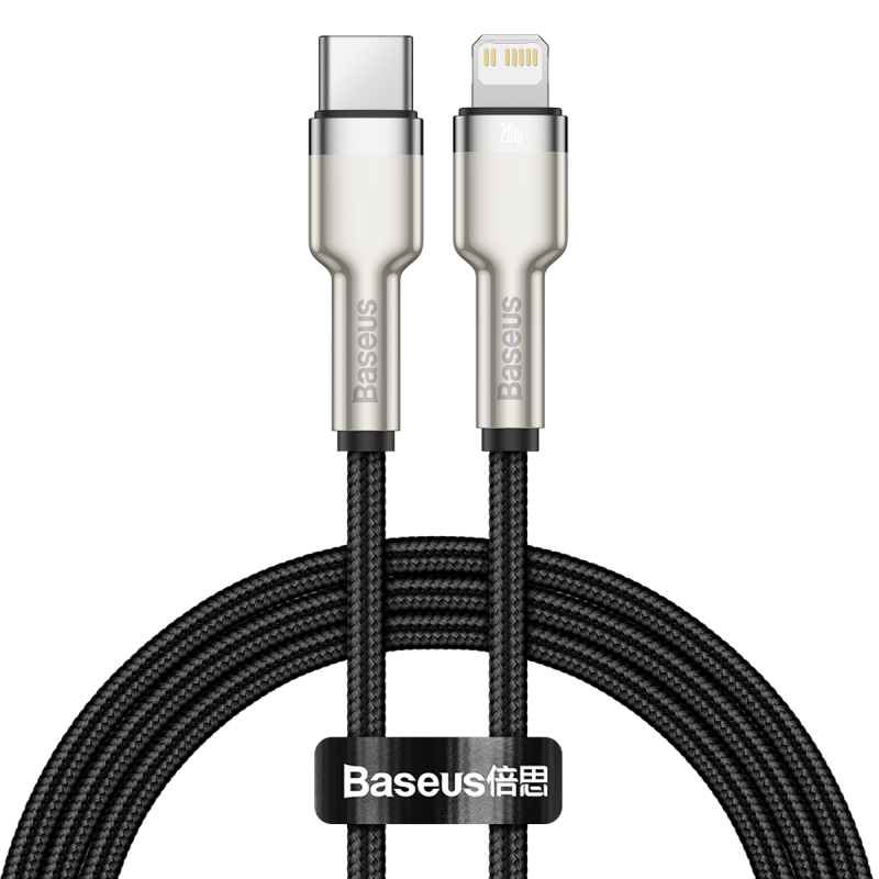 Dây Cáp Sạc Nhanh BASEUS Type C To Lightning 20W Cho IPhone 14/13/12/11/XR/XS/X Metal 25cm 1m 2m Chống Gãy Siêu Bền