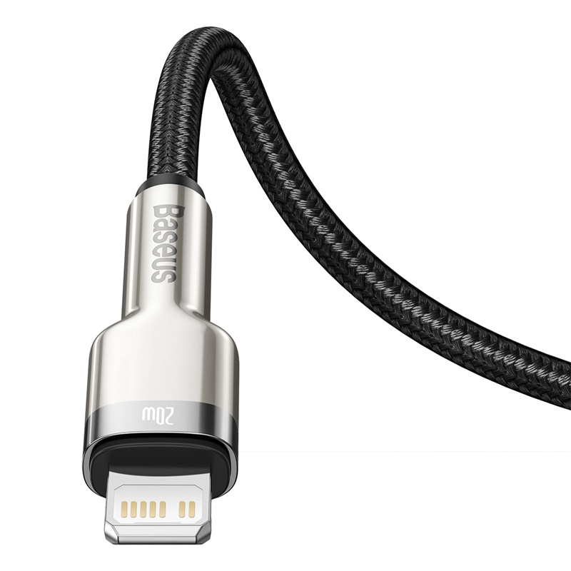 Dây Cáp Sạc Nhanh BASEUS Type C To Lightning 20W Cho IPhone 14/13/12/11/XR/XS/X Metal 25cm 1m 2m Chống Gãy Siêu Bền