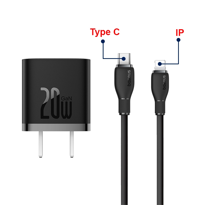 Cáp Sạc Nhanh BASEUS PD 20w 27w Pudding Series Cho iPhone 11 12 13 14 Mềm Dẻo, Sạc Nhanh ở Nhiệt Độ Thấp