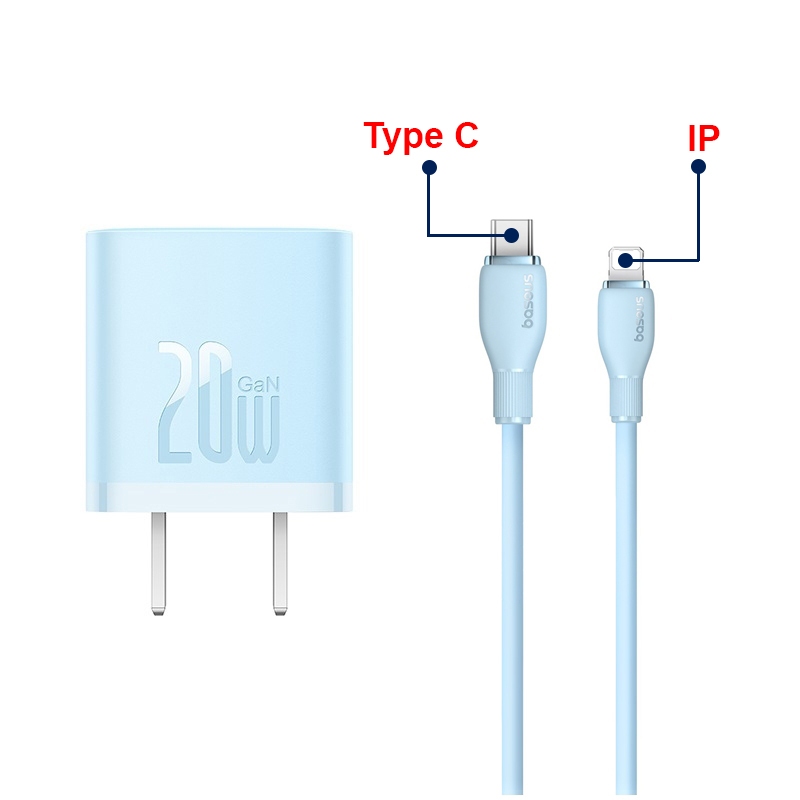Cáp Sạc Nhanh BASEUS PD 20w 27w Pudding Series Cho iPhone 11 12 13 14 Mềm Dẻo, Sạc Nhanh ở Nhiệt Độ Thấp