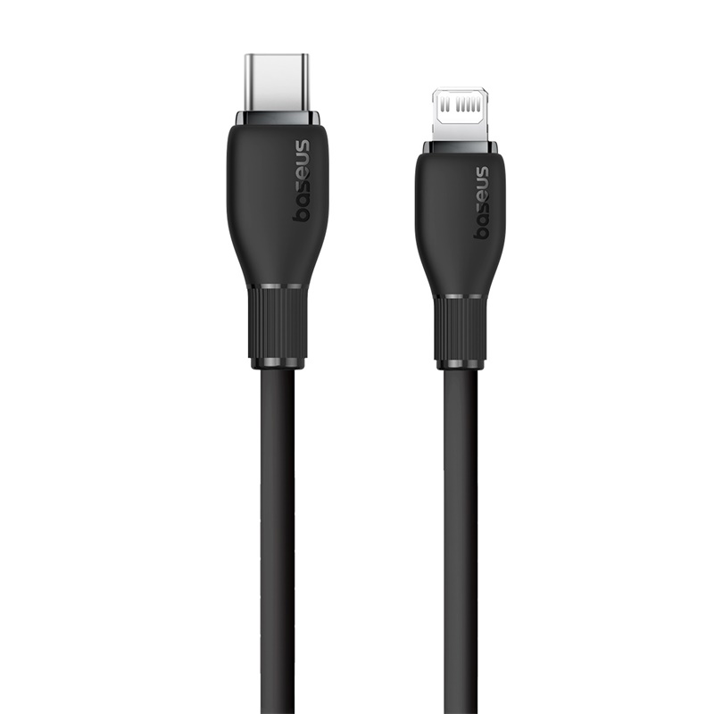 Cáp Sạc Nhanh BASEUS PD 20w 27w Pudding Series Cho iPhone 11 12 13 14 Mềm Dẻo, Sạc Nhanh ở Nhiệt Độ Thấp
