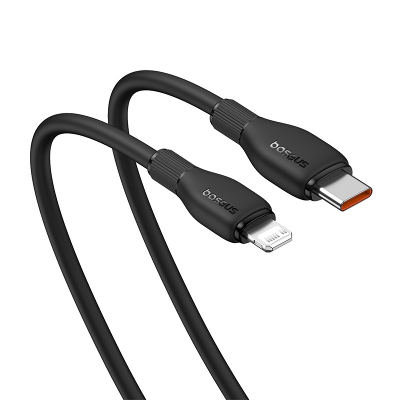 Cáp Sạc Nhanh BASEUS PD 20w 27w Pudding Series Cho iPhone 11 12 13 14 Mềm Dẻo, Sạc Nhanh ở Nhiệt Độ Thấp