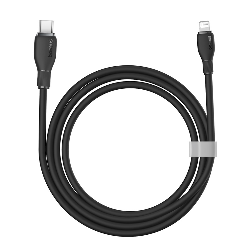 Cáp Sạc Nhanh BASEUS PD 20w 27w Pudding Series Cho iPhone 11 12 13 14 Mềm Dẻo, Sạc Nhanh ở Nhiệt Độ Thấp