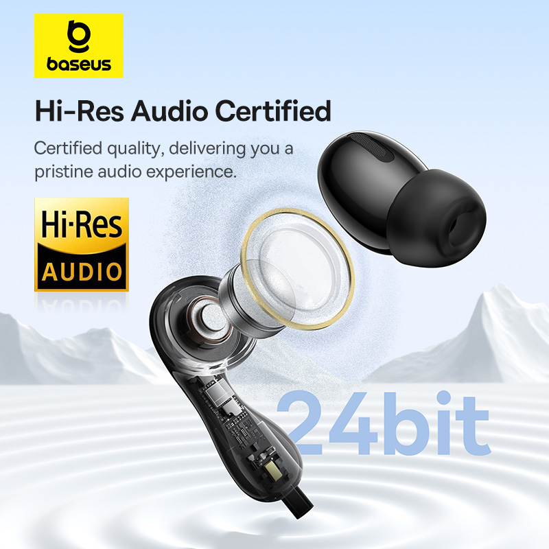 Tai Nghe Có Dây Type C BASEUS CZ20 Âm Thanh Hi-Res Nhét Tai Có Mic Đàm Thoại Thiết Kế Công Thái Học Cách Âm Chống Ồn Chất Lượng Cao