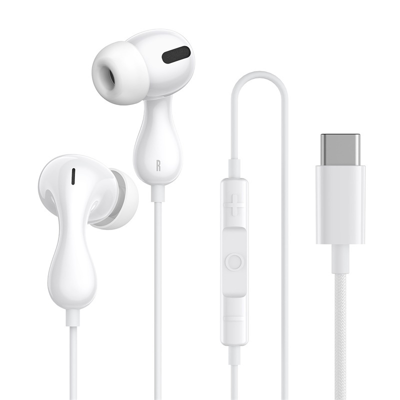 Tai Nghe Có Dây Type C BASEUS CZ20 Âm Thanh Hi-Res Nhét Tai Có Mic Đàm Thoại Thiết Kế Công Thái Học Cách Âm Chống Ồn Chất Lượng Cao