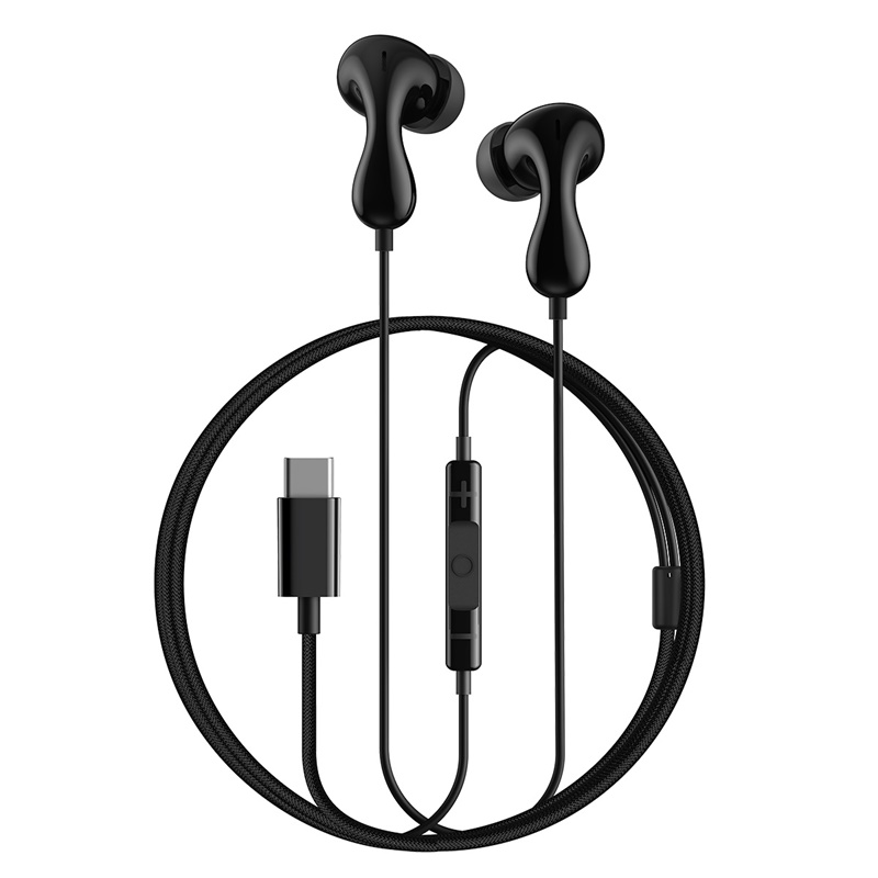 Tai Nghe Có Dây Type C BASEUS CZ20 Âm Thanh Hi-Res Nhét Tai Có Mic Đàm Thoại Thiết Kế Công Thái Học Cách Âm Chống Ồn Chất Lượng Cao