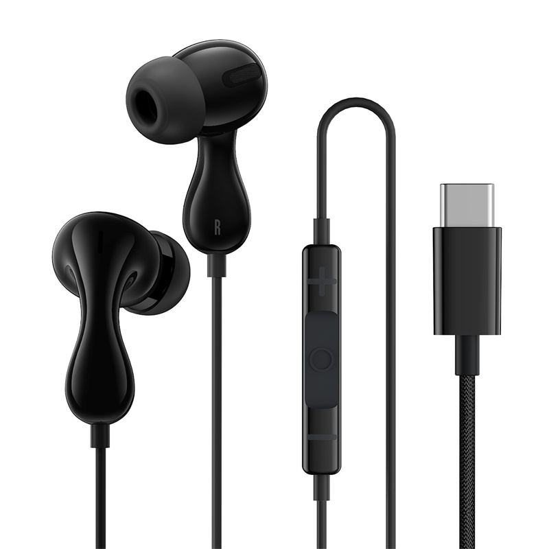 Tai Nghe Có Dây Type C BASEUS CZ20 Âm Thanh Hi-Res Nhét Tai Có Mic Đàm Thoại Thiết Kế Công Thái Học Cách Âm Chống Ồn Chất Lượng Cao