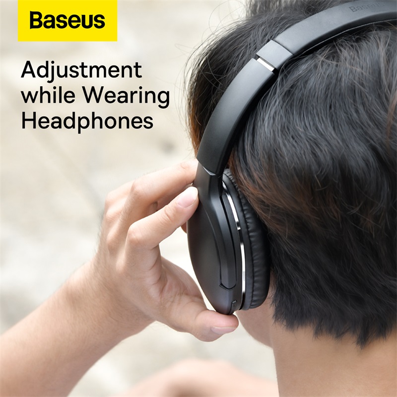 Tai Nghe Chụp Tai Không Dây BASEUS D02 Pro Encok Wireless Headphone  Bluetooth 5.0 Âm Thanh Hifi Loa Siêu Trầm Thể Thao Ngoài Trời Phong Cách Thời Trang Cao Cấp