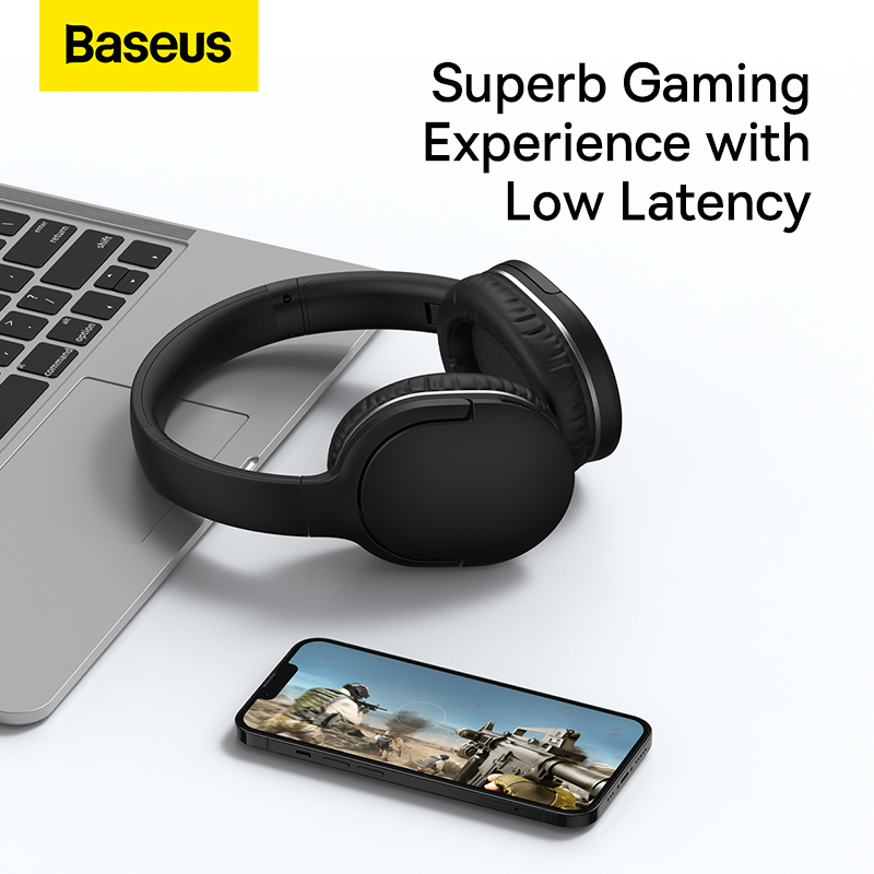 Tai Nghe Chụp Tai Không Dây BASEUS D02 Pro Encok Wireless Headphone  Bluetooth 5.0 Âm Thanh Hifi Loa Siêu Trầm Thể Thao Ngoài Trời Phong Cách Thời Trang Cao Cấp