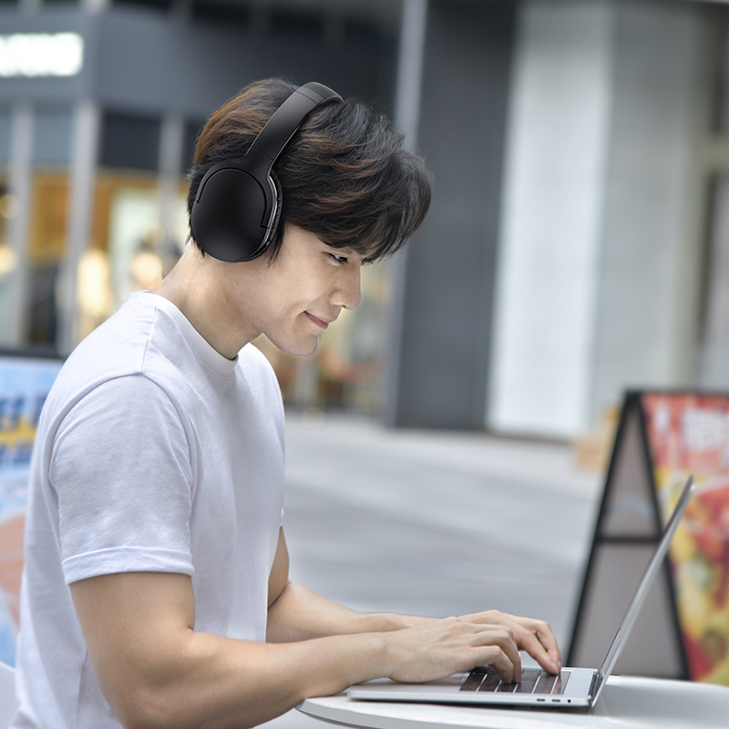 Tai Nghe Chụp Tai Không Dây BASEUS D02 Pro Encok Wireless Headphone  Bluetooth 5.0 Âm Thanh Hifi Loa Siêu Trầm Thể Thao Ngoài Trời Phong Cách Thời Trang Cao Cấp