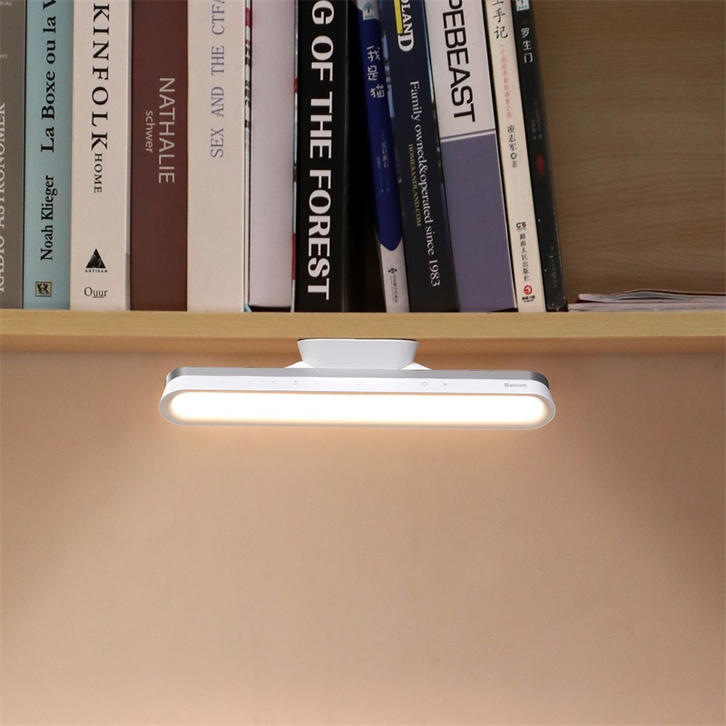 Đèn Led Treo Tường BASEUS Tích Điện DGXC-02 1800mah Cảm Ứng 3 Mức Ánh Sáng Dính Mọi Bề Mặt Sắt, Gỗ, Gạch men