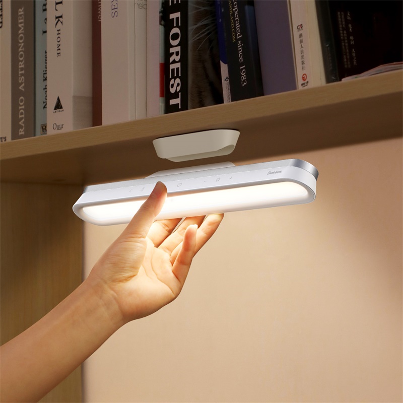 Đèn Led Treo Tường BASEUS Tích Điện DGXC-02 1800mah Cảm Ứng 3 Mức Ánh Sáng Dính Mọi Bề Mặt Sắt, Gỗ, Gạch men