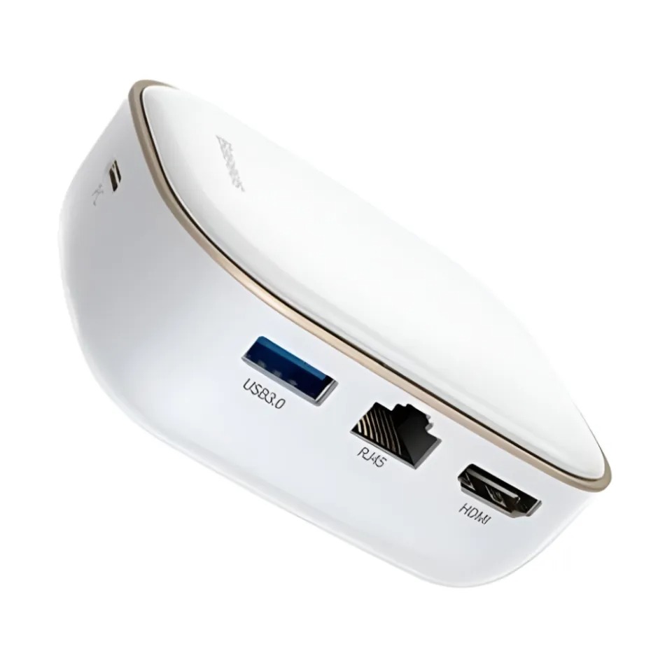 Bộ Chia Hub Đa Năng 7 IN 1 BASEUS Type C Hub Adapter AC Multifunctional Charger USB 3.0*2 / HDMI / Type-C / RJ45 / SD/TF