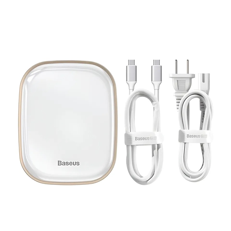 Bộ Chia Hub Đa Năng 7 IN 1 BASEUS Type C Hub Adapter AC Multifunctional Charger USB 3.0*2 / HDMI / Type-C / RJ45 / SD/TF