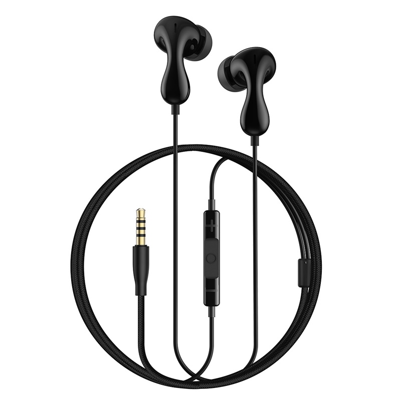 Tai Nghe Có Dây BASEUS HZ20 Chân Cắm 3.5mm Âm Thanh Hi-Res Nhét Tai Có Mic Đàm Thoại Thiết Kế Công Thái Học Cách Âm Chống Ồn Chất Lượng Cao