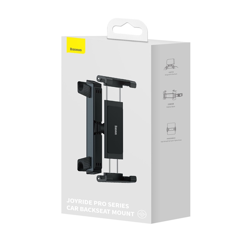 Giá Treo Điện Thoại Kẹp Máy Tính Bảng Ghế Sau Xe Hơi, Ô Tô BASEUS Joyride Siêu Chắc Chắn Xoay 360 Độ Gấp Gọn Tiện Lợi