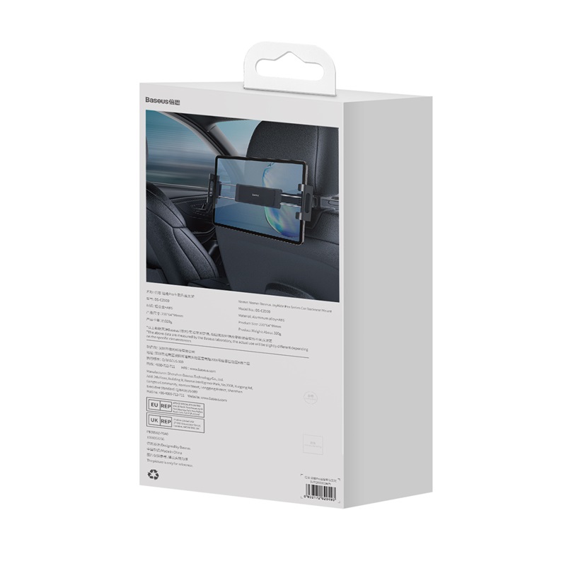 Giá Treo Điện Thoại Kẹp Máy Tính Bảng Ghế Sau Xe Hơi, Ô Tô BASEUS Joyride Siêu Chắc Chắn Xoay 360 Độ Gấp Gọn Tiện Lợi