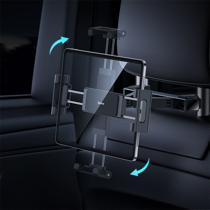 Giá Treo Điện Thoại Kẹp Máy Tính Bảng Ghế Sau Xe Hơi, Ô Tô BASEUS Joyride Siêu Chắc Chắn Xoay 360 Độ Gấp Gọn Tiện Lợi