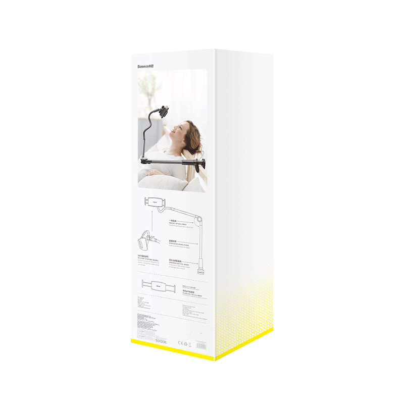 Giá Đỡ Kẹp iPad – Điện Thoại Đầu Giường BASEUS | Tay Dài Uốn Dẻo, Xoay 360°, Xem Phim – Học Online Rảnh Tay