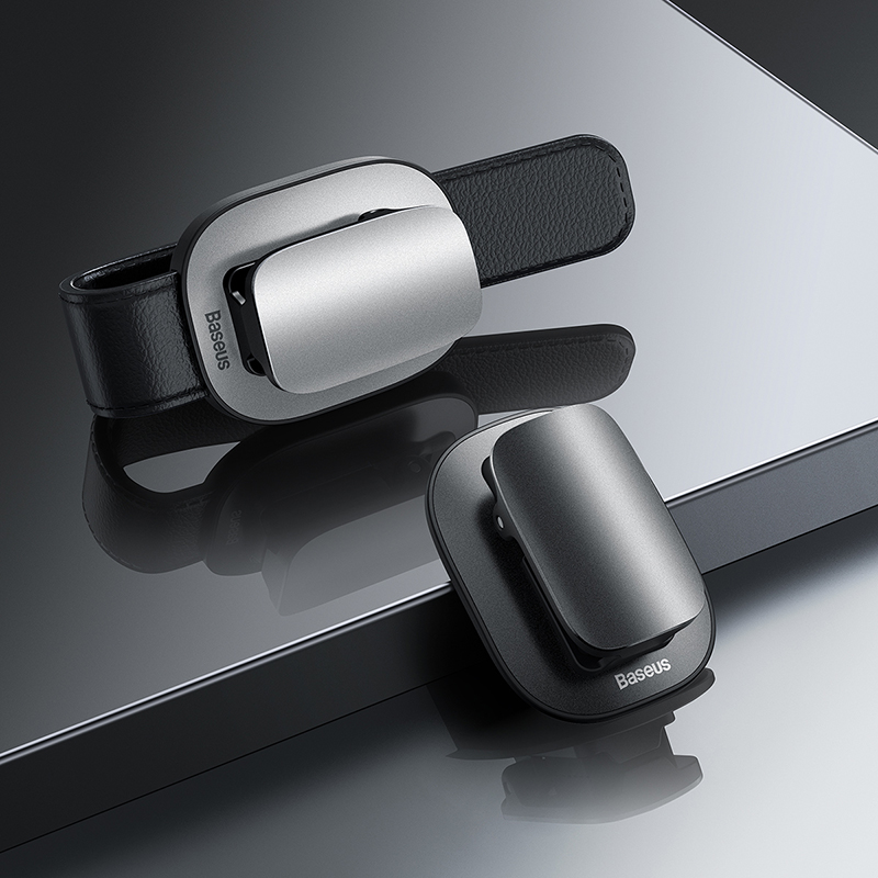 Giá Treo Kính Kẹp Thẻ Phụ Kiện Xe Hơi BASEUS Platinum Vehicle Eyewear Clip (Clamping Type / Paste Type)