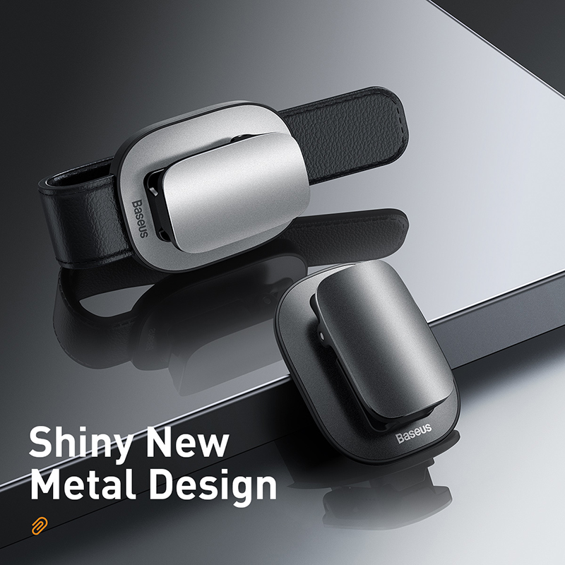 Giá Treo Kính Kẹp Thẻ Phụ Kiện Xe Hơi BASEUS Platinum Vehicle Eyewear Clip (Clamping Type / Paste Type)
