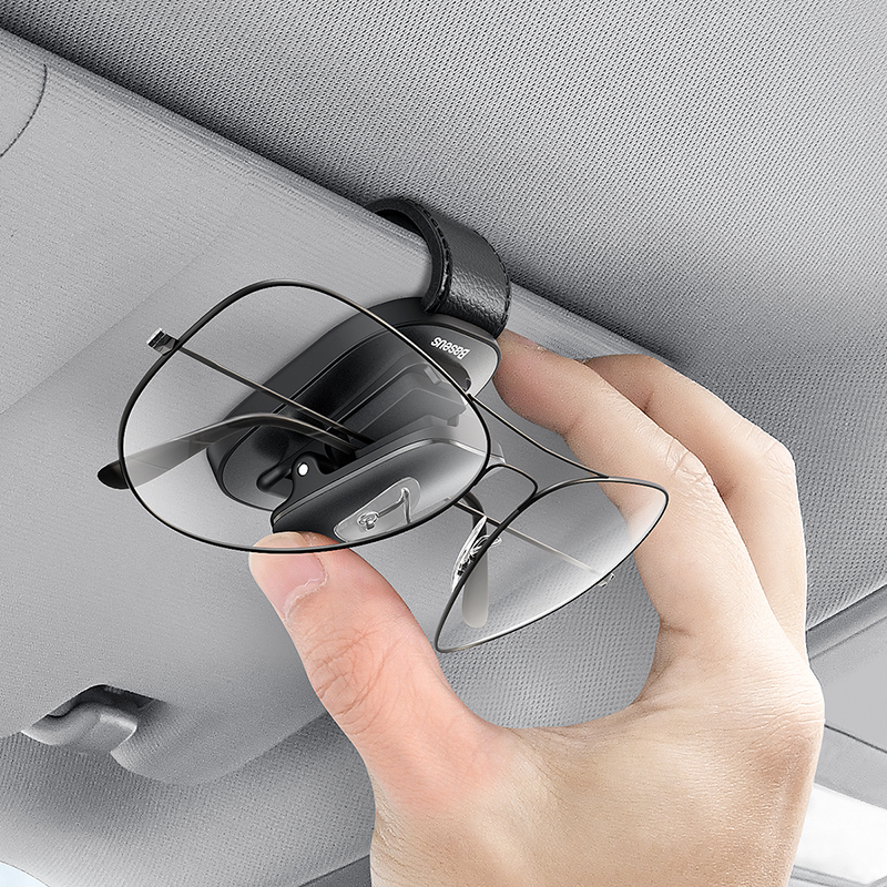 Giá Treo Kính Kẹp Thẻ Phụ Kiện Xe Hơi BASEUS Platinum Vehicle Eyewear Clip (Clamping Type / Paste Type)
