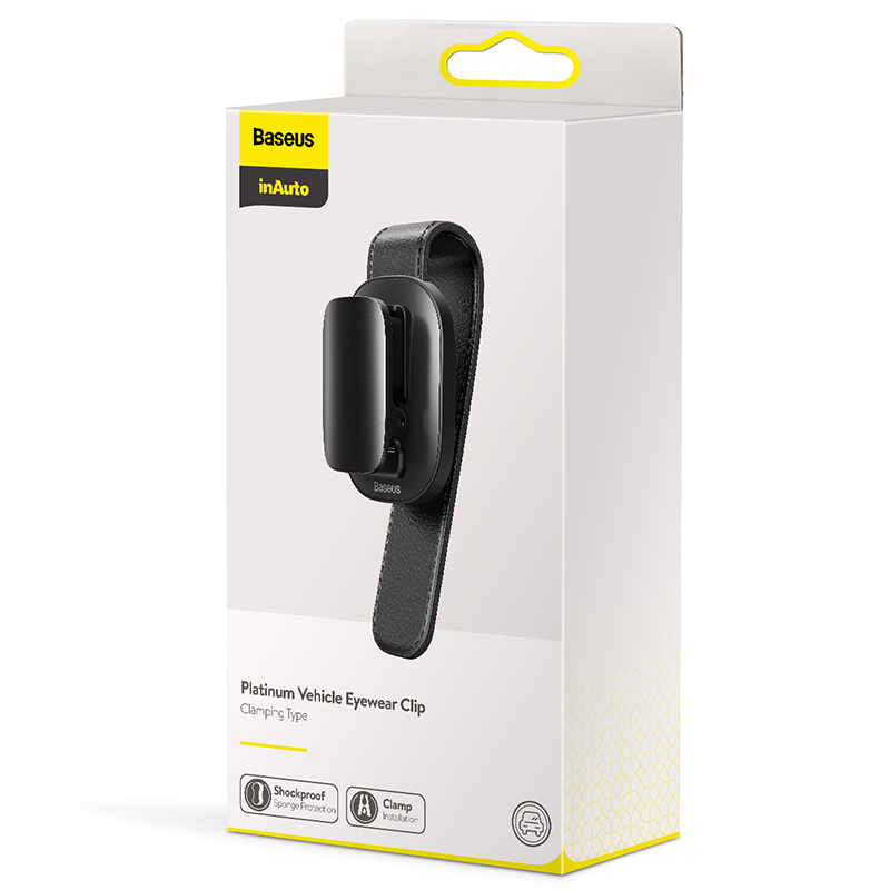 Giá Treo Kính Kẹp Thẻ Phụ Kiện Xe Hơi BASEUS Platinum Vehicle Eyewear Clip (Clamping Type / Paste Type)