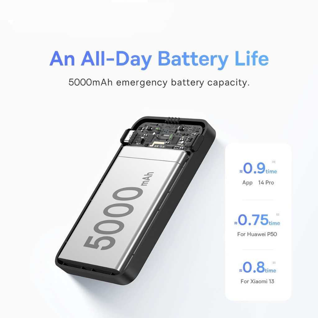 Pin Sạc Dự Phòng Không Dây 15w Baseus Cho iPhone 12 13 14 15 MagPro Magnetic Power Bank Wireless Hít Nam Châm 5000mAh