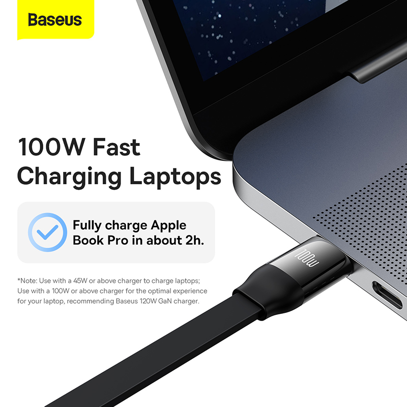 Cáp Sạc Nhanh 100W Rút 3 Đầu BASEUS CAMJ010201 Cổng Type C ra Lightning, Micro, Type C Sạc Nhanh Cho Điện Thoại, LapTop, iPhone, Ipad