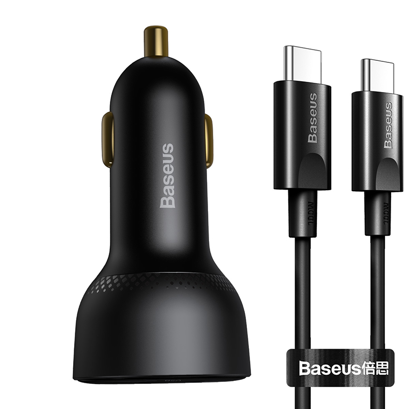 Tẩu Sạc Nhanh Ô Tô 100w BASEUS  1 Cổng USB 1 Cổng PD Công Nghệ Sạc Nhanh Quick Charge QC 3.0 Sạc Đa Thiết Bị, Công Suất Mạnh Mẽ, An Toàn Cho Mọi Chuyến Đi
