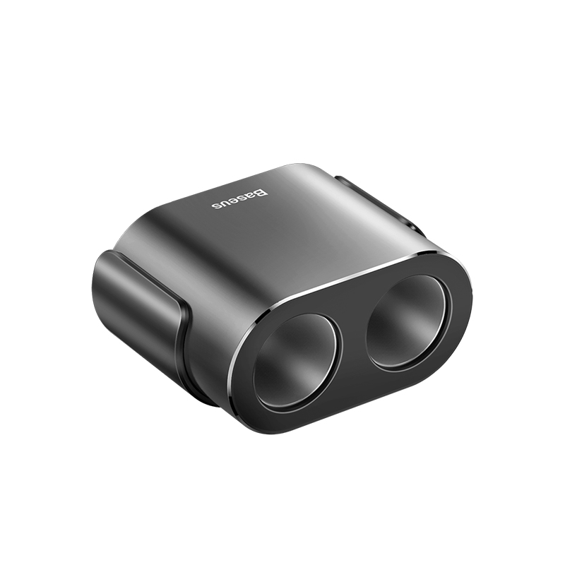 Bộ Chia Tẩu Sạc Trên Xe Ô Tô Baseus CRDYQ 12 V-24V Tích Hợp 2 Cổng USB Sạc Nhanh Công Suất 100w Dây Dài 60cm Phù Hợp Mọi Loại Xe