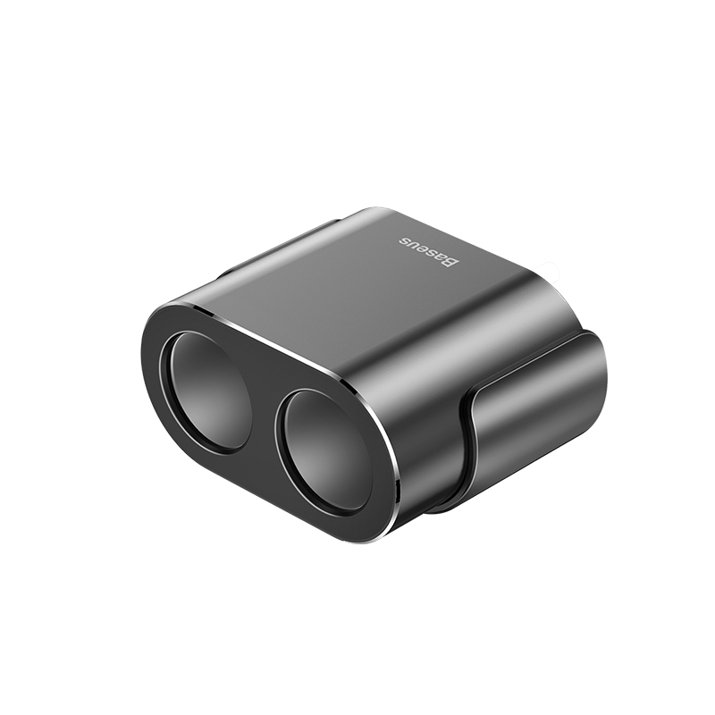 Bộ Chia Tẩu Sạc Trên Xe Ô Tô Baseus CRDYQ 12 V-24V Tích Hợp 2 Cổng USB Sạc Nhanh Công Suất 100w Dây Dài 60cm Phù Hợp Mọi Loại Xe