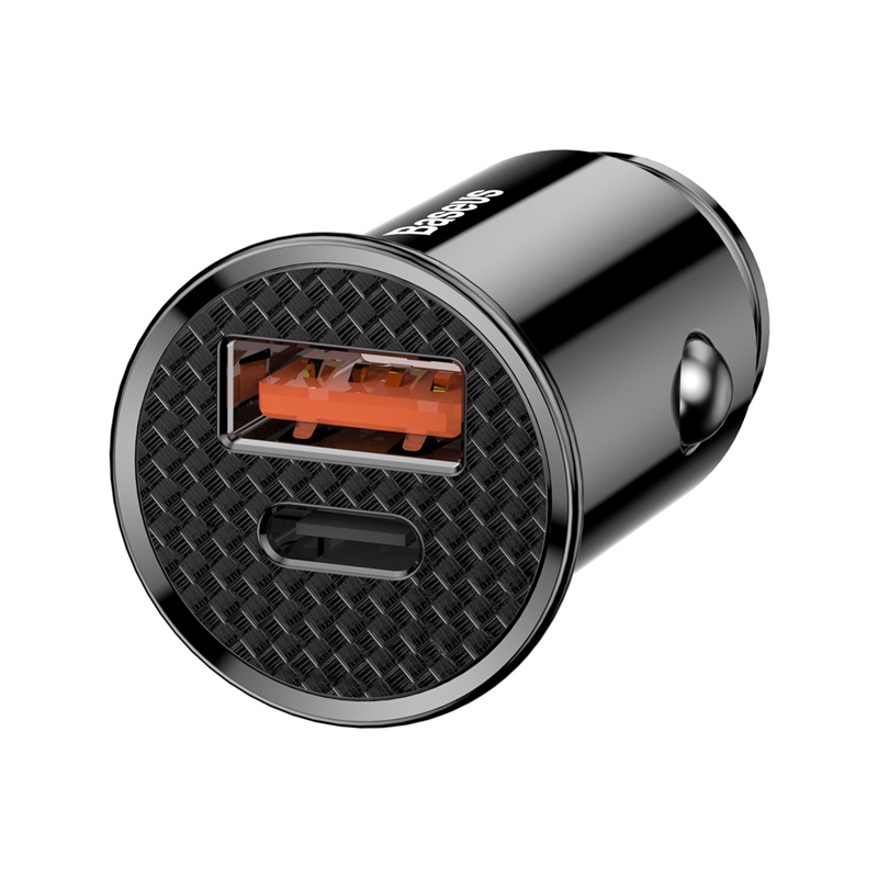 Tẩu Sạc Nhanh 30W BASEUS CCALL-YS01 1 Xe Hơi, Ô Tô Cổng USB 1 Cổng Type C PD Tích Hợp QC 3.0, QC 4.0, PD 3.0
