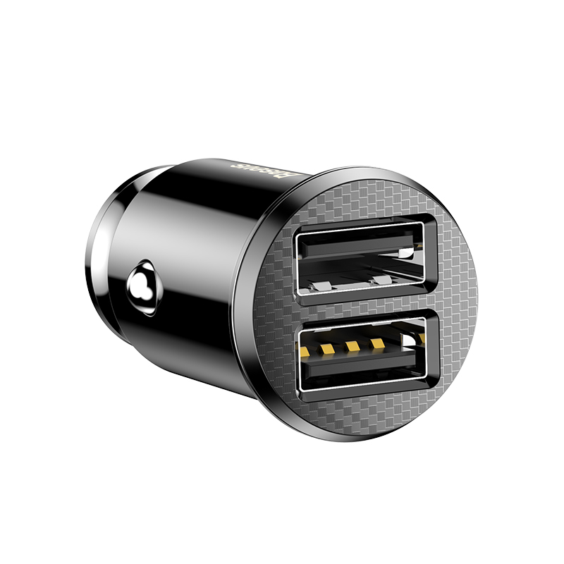 Tẩu Sạc Nhanh 30W BASEUS CCALL-ML01 2 Cổng Dual USB 5V 3.1A Cho Xe Hơi, Ô Tô