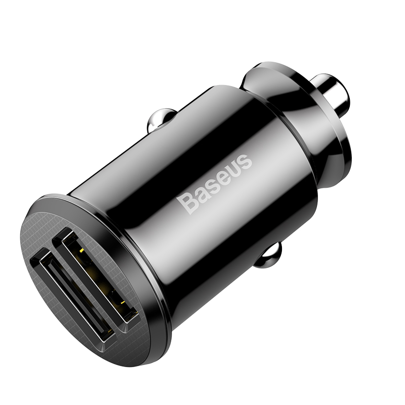 Tẩu Sạc Nhanh 30W BASEUS CCALL-ML01 2 Cổng Dual USB 5V 3.1A Cho Xe Hơi, Ô Tô