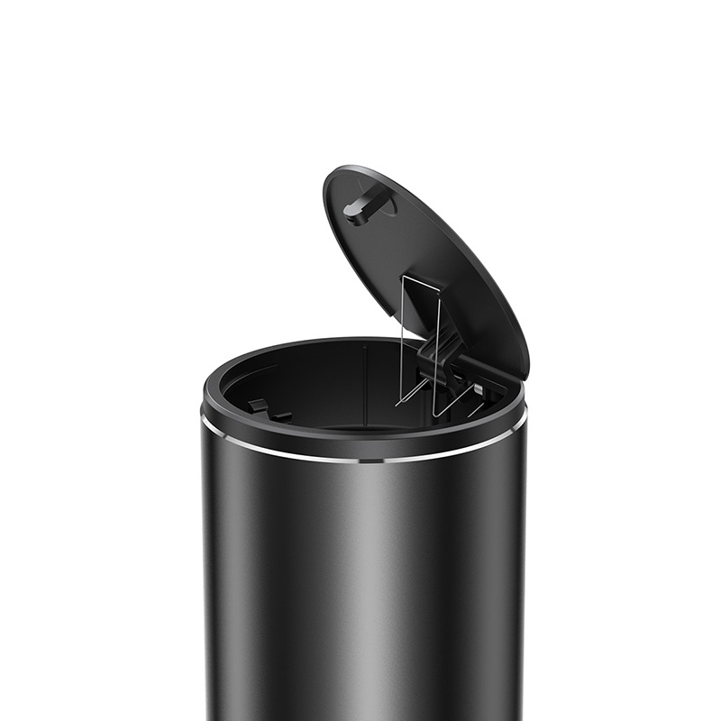 Thùng Rác Mini Ô Tô BASEUS Để Bàn Văn Phòng Có Nắp Gentleman Style Dung Tích 500ml Kèm 30 Túi Đựng