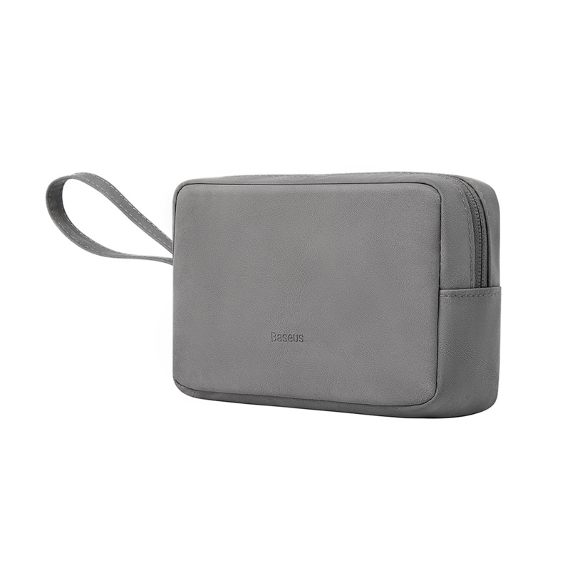 Túi Đựng Phụ Kiện BASEUS Chất Liệu Da Pu Chống Thấm Nước Easy Journey Series Storage Bag Có Khoá Kéo