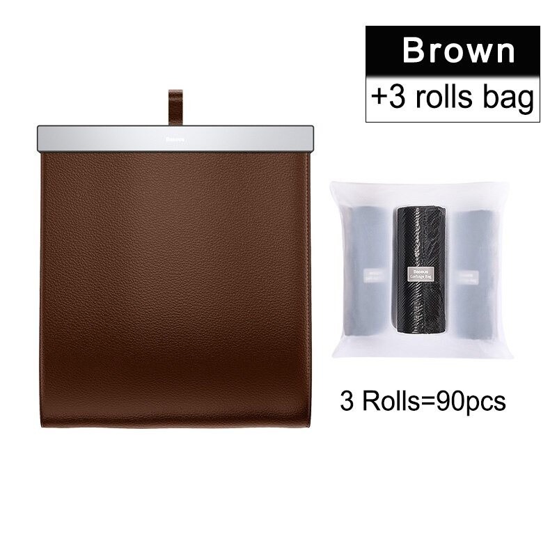 Túi Để Đồ Sau Ghế Ô Tô BASEUS Chất Liệu Da PU Chống Thấm Nước Trọng Lượng Chịu 5KG Phù Hợp Mọi Loại Xe