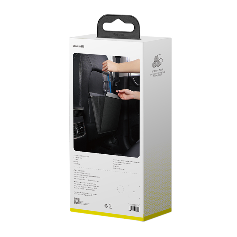 Túi Để Đồ Sau Ghế Ô Tô BASEUS Chất Liệu Da PU Chống Thấm Nước Trọng Lượng Chịu 5KG Phù Hợp Mọi Loại Xe