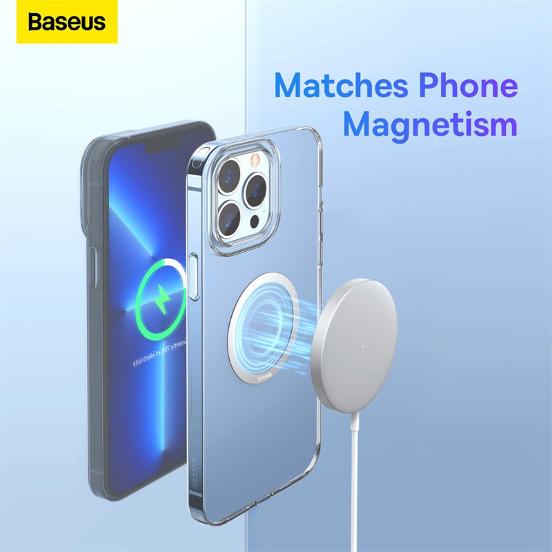 Vòng Kim Loại MagSafe BASEUS Metal Ring Cho Điện Thoại iPhone, Samsung( Bộ 2 miếng Dùng cho phụ kiện MagSafe)